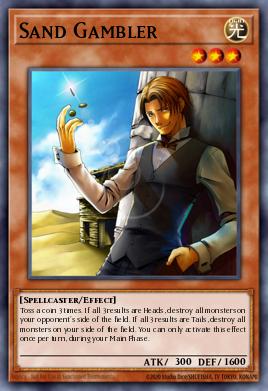 Sand Gambler Yu-Gi-Oh card
