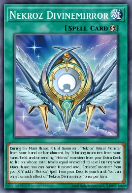 Nekroz Divinemirror Yu-Gi-Oh card