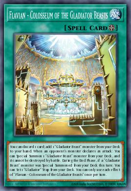 Flavian - Colosseum of the Gladiator Beasts Yu-Gi-Oh card