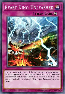 Beast King Unleashed Yu-Gi-Oh card