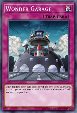 Wonder Garage Yu-Gi-Oh card