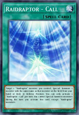 Raidraptor - Call Yu-Gi-Oh card