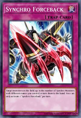 Synchro Forceback Yu-Gi-Oh card