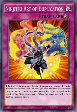 Ninjitsu Art of Duplication Yu-Gi-Oh card
