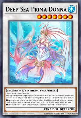 Deep Sea Prima Donna Yu-Gi-Oh card