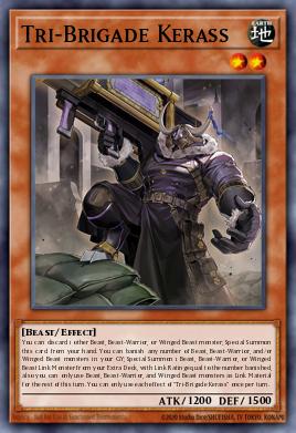 Tri-Brigade Kerass Yu-Gi-Oh card