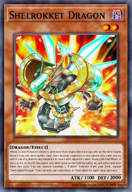 Shelrokket Dragon Yu-Gi-Oh card