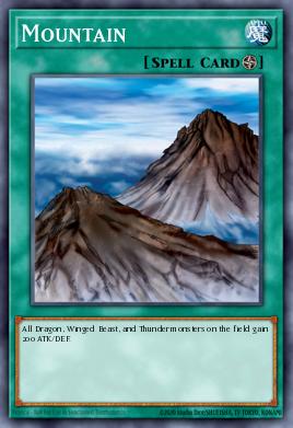 Mountain Yu-Gi-Oh card