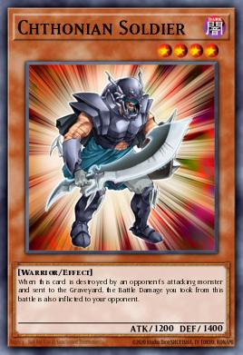 Chthonian Soldier Yu-Gi-Oh card