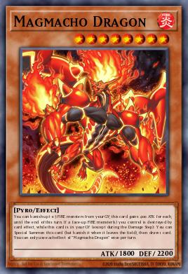 Magmacho Dragon Yu-Gi-Oh card