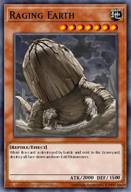 Raging Earth Yu-Gi-Oh card