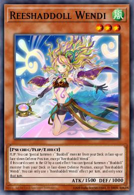 Reeshaddoll Wendi Yu-Gi-Oh card