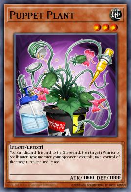Puppet Plant Yu-Gi-Oh card