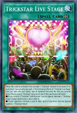 Trickstar Live Stage Yu-Gi-Oh card