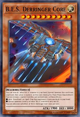B.E.S. Derringer Core Yu-Gi-Oh card