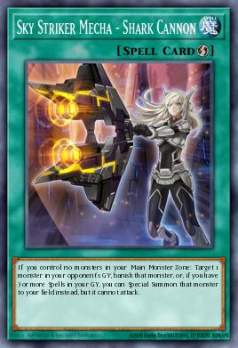 Sky Striker Mecha - Shark Cannon Yu-Gi-Oh card