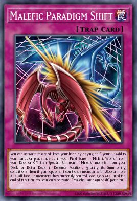 Malefic Paradigm Shift Yu-Gi-Oh card