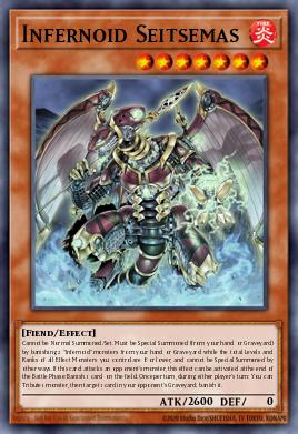 Infernoid Seitsemas Yu-Gi-Oh card