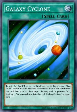 Galaxy Cyclone Yu-Gi-Oh card
