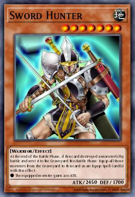 Sword Hunter Yu-Gi-Oh card