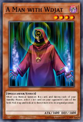 A Man with Wdjat Yu-Gi-Oh card