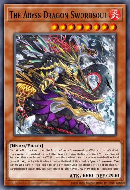 The Abyss Dragon Swordsoul Yu-Gi-Oh card