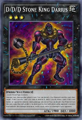 D/D/D Stone King Darius Yu-Gi-Oh card