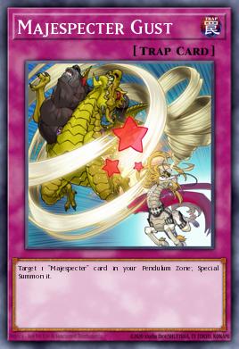 Majespecter Gust Yu-Gi-Oh card
