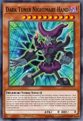 Dark Tuner Nightmare Hand Yu-Gi-Oh card