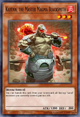 Kayenn, the Master Magma Blacksmith Yu-Gi-Oh card