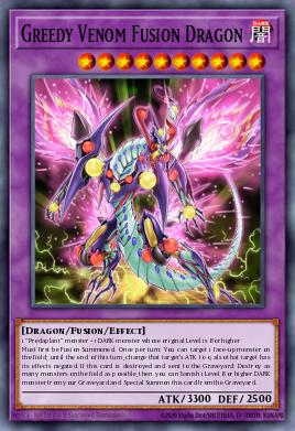 Greedy Venom Fusion Dragon Yu-Gi-Oh card