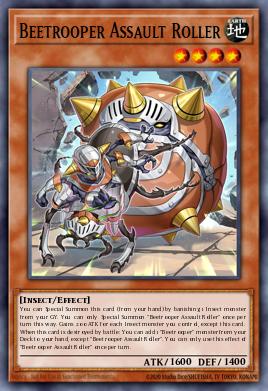 Beetrooper Assault Roller Yu-Gi-Oh card