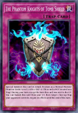 The Phantom Knights of Tomb Shield Yu-Gi-Oh card