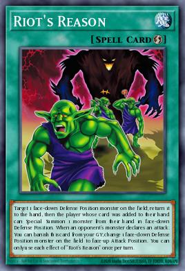 Riot's Reason Yu-Gi-Oh card