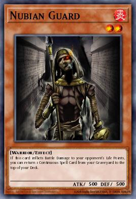 Nubian Guard Yu-Gi-Oh card