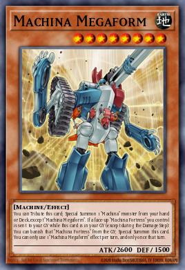 Machina Megaform Yu-Gi-Oh card