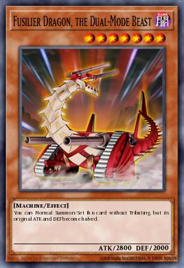 Fusilier Dragon, the Dual-Mode Beast Yu-Gi-Oh card