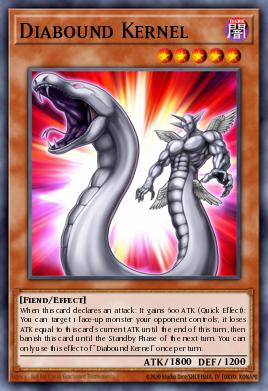 Diabound Kernel Yu-Gi-Oh card