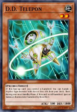 D.D. Telepon Yu-Gi-Oh card