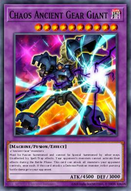 Chaos Ancient Gear Giant Yu-Gi-Oh card