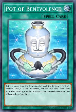 Pot of Benevolence Yu-Gi-Oh card