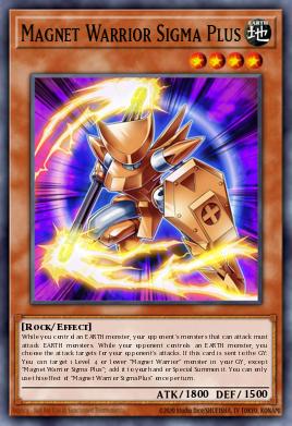 Magnet Warrior Sigma Plus Yu-Gi-Oh card
