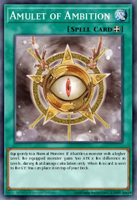 Amulet of Ambition Yu-Gi-Oh card