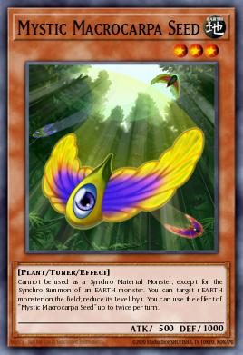 Mystic Macrocarpa Seed Yu-Gi-Oh card