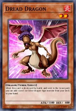 Dread Dragon Yu-Gi-Oh card