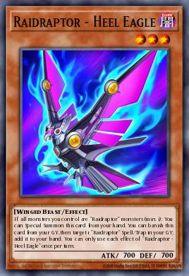 Raidraptor - Heel Eagle Yu-Gi-Oh card