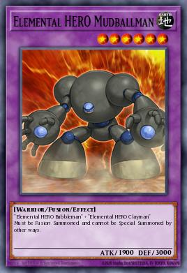 Elemental HERO Mudballman Yu-Gi-Oh card