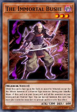 The Immortal Bushi Yu-Gi-Oh card