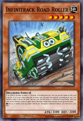 Infinitrack Road Roller Yu-Gi-Oh card