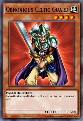 Obnoxious Celtic Guard Yu-Gi-Oh card